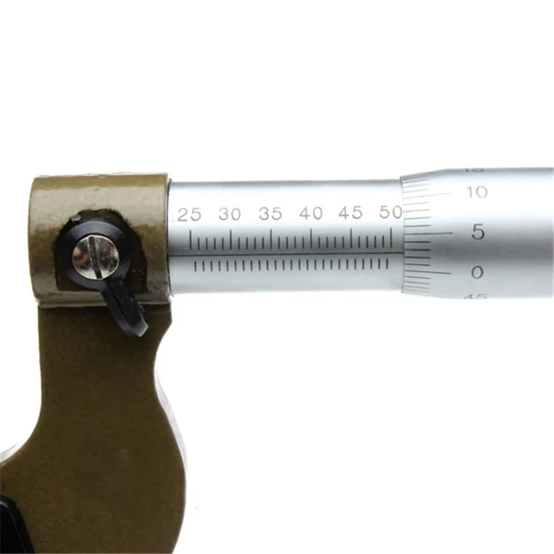 25-50 мм 0,01 мм отделяющий зажимной винт наружный микрометр 0,01 мм точность измерения микрометр набор