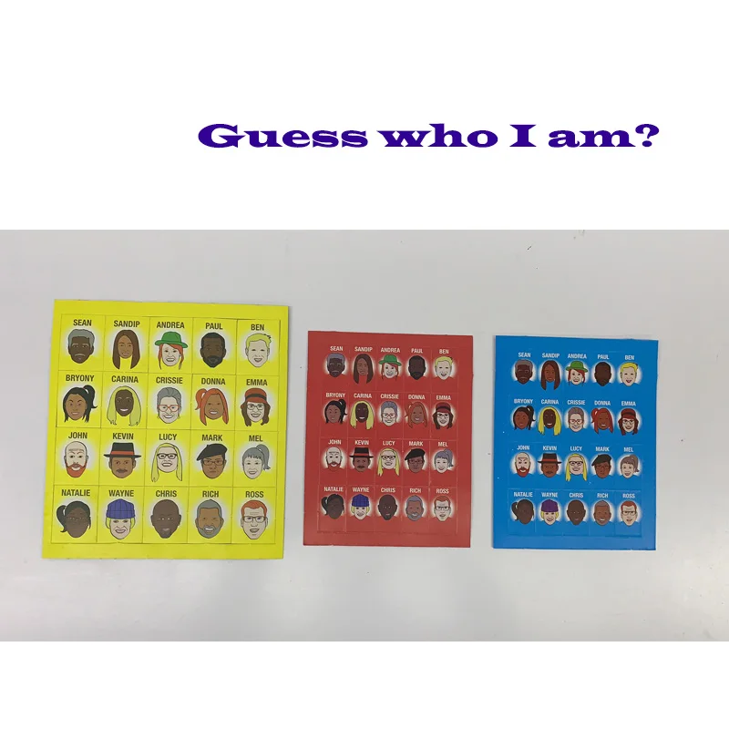 Who Is It настольная игра тренировка памяти семья родитель ребенок интерактивная