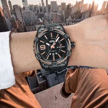 

NAVIFORCE Casual Fashion Luxury Watches For Men Waterproof Week Display Clock Stainless Steel Strap Calendar Creative Watch Male