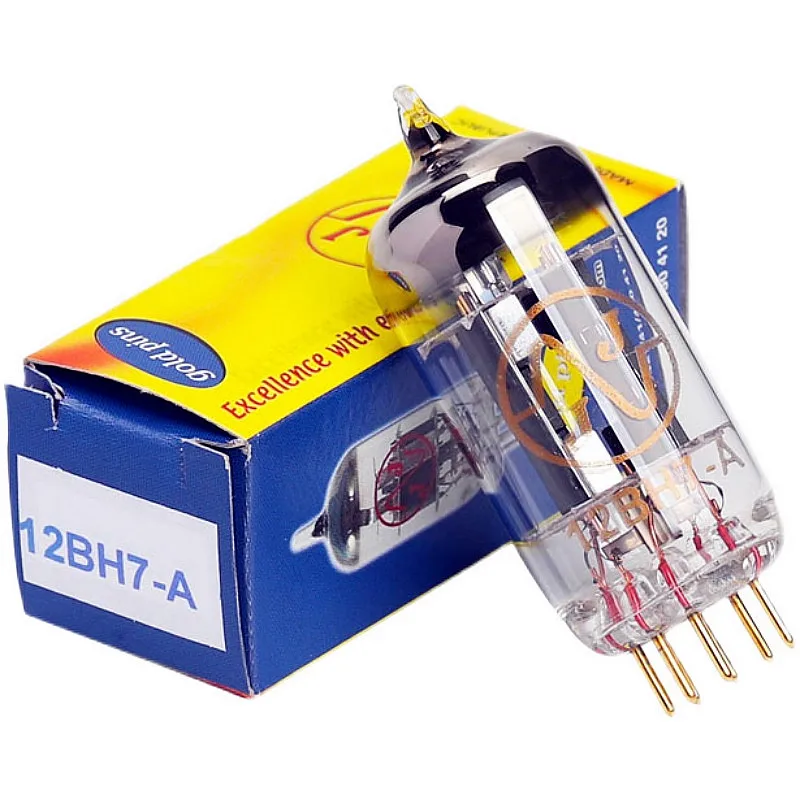 Vacuum Tube JJ 12BH7-A Golden Foot Replace 12AU7 E80CC Factory Test And Match Signal | Электроника