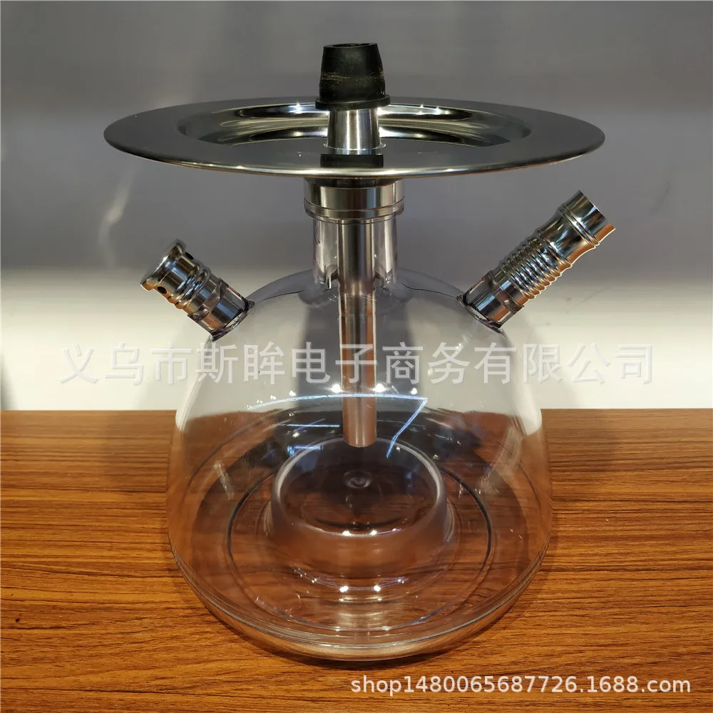 

Hot Sales Light Parcel Arab Hookah Parts Bubble Pot Acrylic Hookah Pot