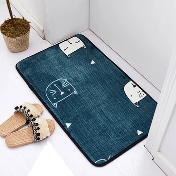 

Nordic Art Carpet Living Room Mats Toilet Entrance Bedroom Floor Mat Bathroom Carpet Home Kitchen Alfombra Home Decor AE50MD