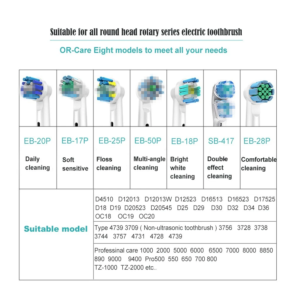 Cheap Cabeça de reposição para escovas de dente