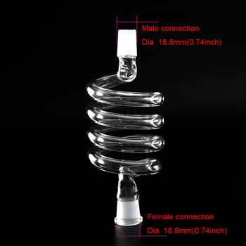 

1PC BIG GLASS SPRING FOR HOOKAH LED SPIRAL SHISHA NARGUILE SMOKING PIPE COIL FIT SILICONE FLAVOR BOWL TWIRL CHICHAR ACCESSORIES