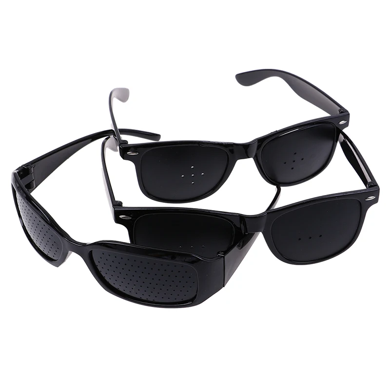 Eye Massager 3Styles Plastic Natural Healing Unisex Vision Care Pin Hole Eyeglasses Glasses Eye Exercise Eyesight Improve