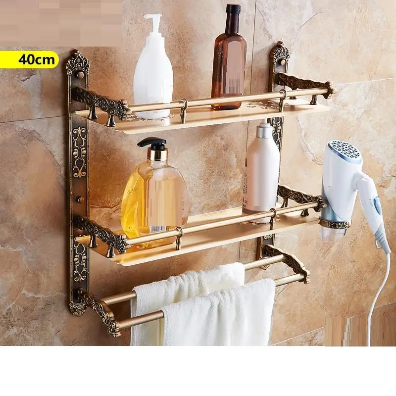 Version N Prateleira Estante Rack Badkamer аксессуары угловой держатель для фен мобильный Bagno Banheiro полки для душа настенная полка для ванной комнаты - Цвет: Version N