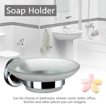 

Shower Rustproof Zinc Alloy Tray Soap Dish Home Kitchen Organizer Storage Rack Bathroom Holder Accessories Wall Mounted Durable