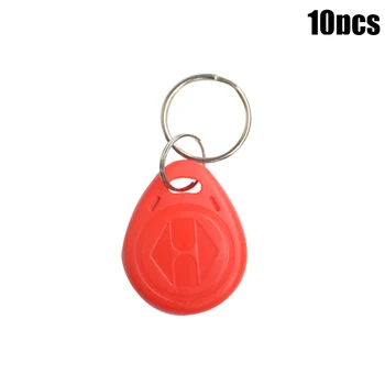 

10pcs RFID Key Fobs Token Tags EM4100 Durable Waterproof Keychain ID Card Read PR Sale