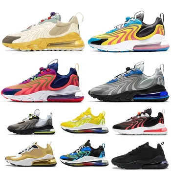 

React Travis Scotts Men Women Running Shoes Bauhaus Aliens Triple Black White Photon Dust mens womens trainers sports sneaker