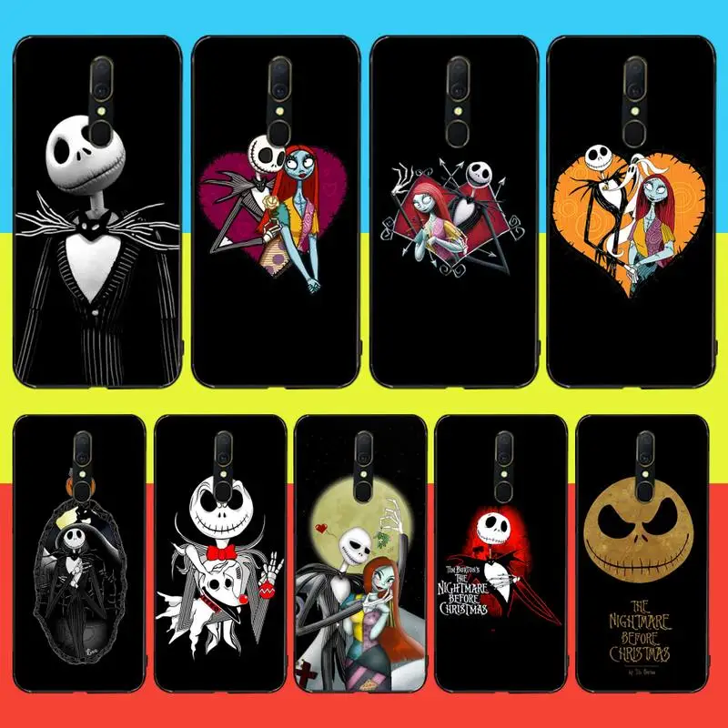 

HPCHCJHM The Nightmare Before Christmas Soft Silicone TPU Phone Cover For Oppo A5 A9 2020 Reno Z Realme5Pro R11 case