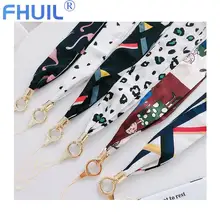 Телефон ожерелье шарфы милый мобильный шнур kawaii полиэстер ремешок для шеи ремешок для ключа удобный USB ключ держатель для телефона слинг