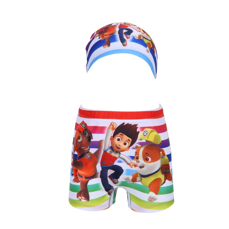 

CHILDREN'S Swimming Trunks BOY'S Boxer Swimming Trunks Big Boy Cartoon Swimwear Infants Baby Two-piece Swimsuits Swimming Cap