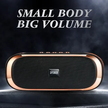 

Bluetooth Outdoor Speaker HiFi Portable Speaker Super Bass Radio Wireless Loudspeaker Music Surround With Aux Suppot TF Card