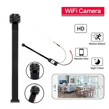 

HD 1080P WiFi IP Mini Camera DIY CCTV Video Recorder Home security Micro Camcorder Module remote contro, with Spare lens
