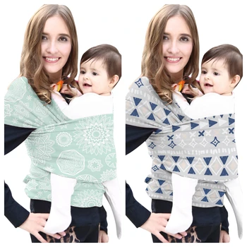 

Baby Sling Printed Multi-functional Baby Bib Multi-Color Infant Baby Carrier Handsfree Sling Newborn Baby Double Shoulder Strap