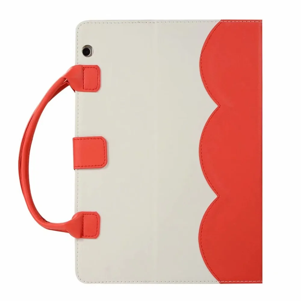 Модная сумка-чехол из полиуретановой кожи для планшета huawei MediaPad T5 10 AGS2-W09/L09/L03/W19 10,1 дюймов чехол-подставка+ ручка