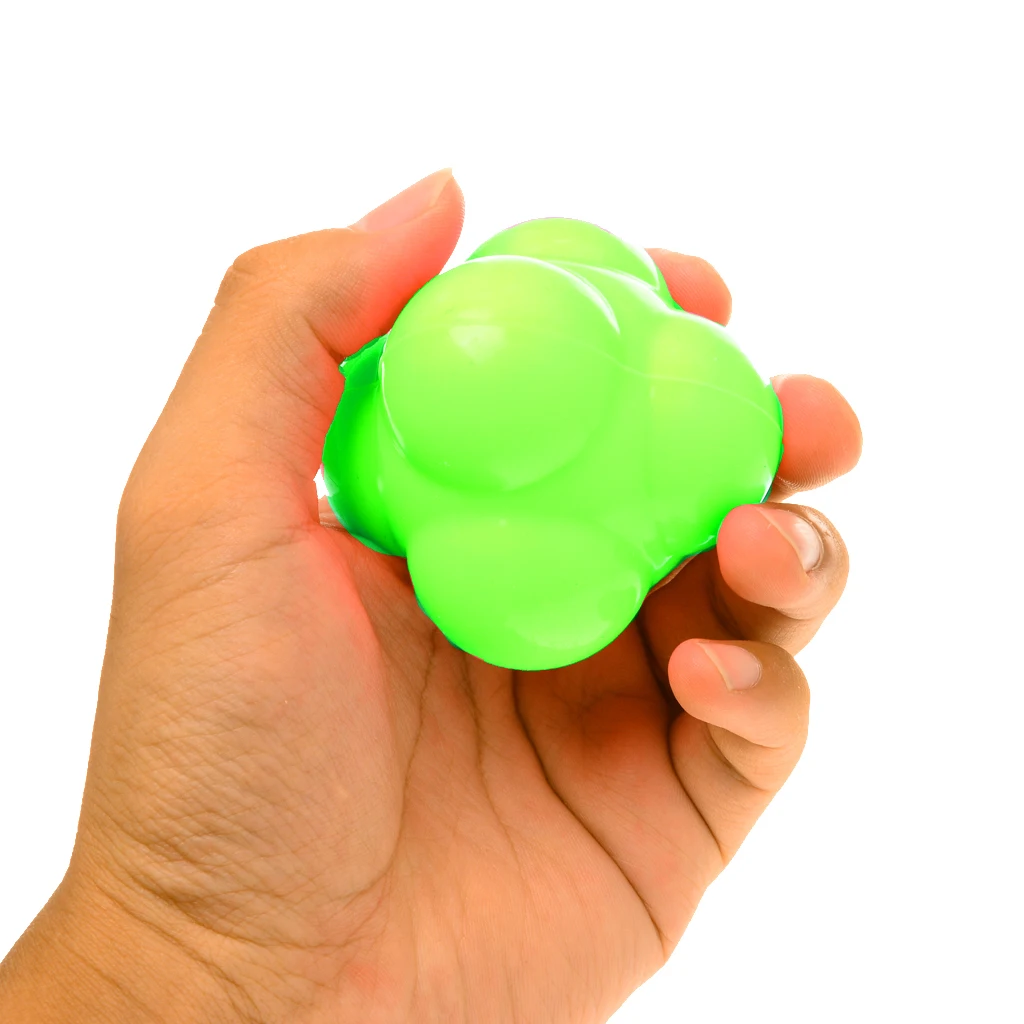 Reaction Ball, Baseball Softball Volleyball Hand-eye Coordination Reflex and Agility Trainer, Choice Colors