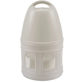 

Removeble White Plastic Drinker With Handle For Pigeons Bird Supplies 29Cm X 17Cm