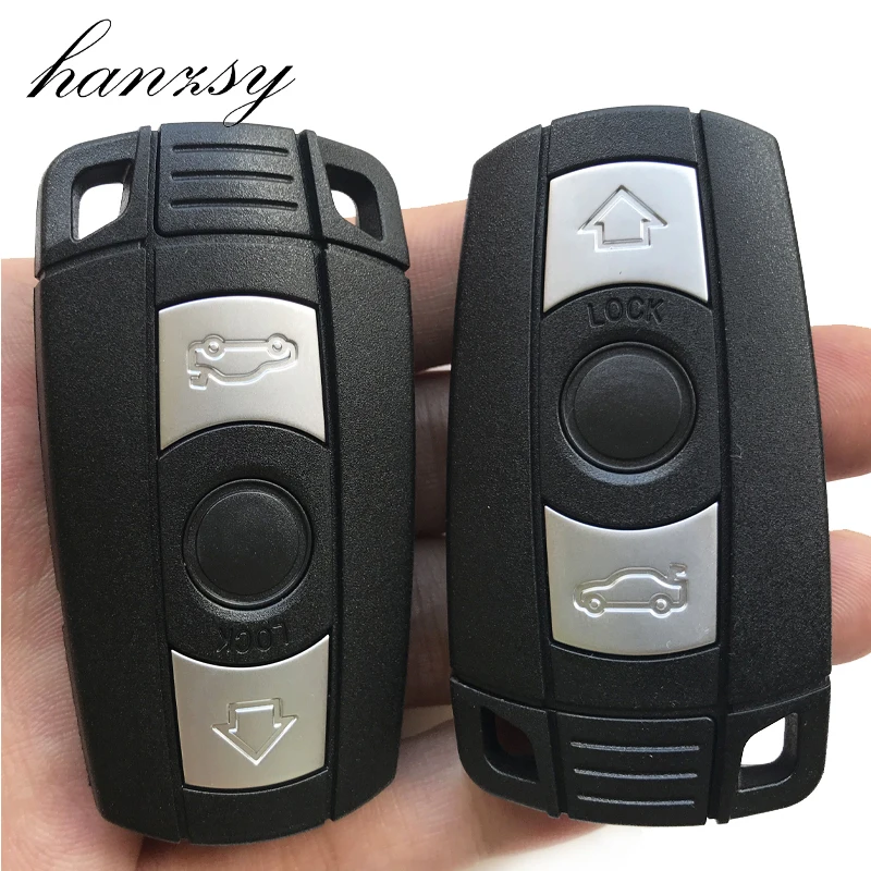 3 кнопки автомобильный брелок для ключей BMW E90 E91 E60 E87 E92 E89 1 5 6 серии сменный умный
