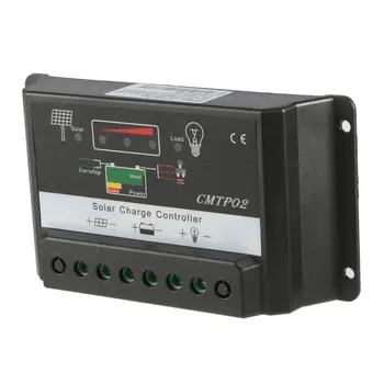 

0A PWM Solar Panel Battery Regulator Charge Controller 12V 24V Auto Switch 2018 NEW