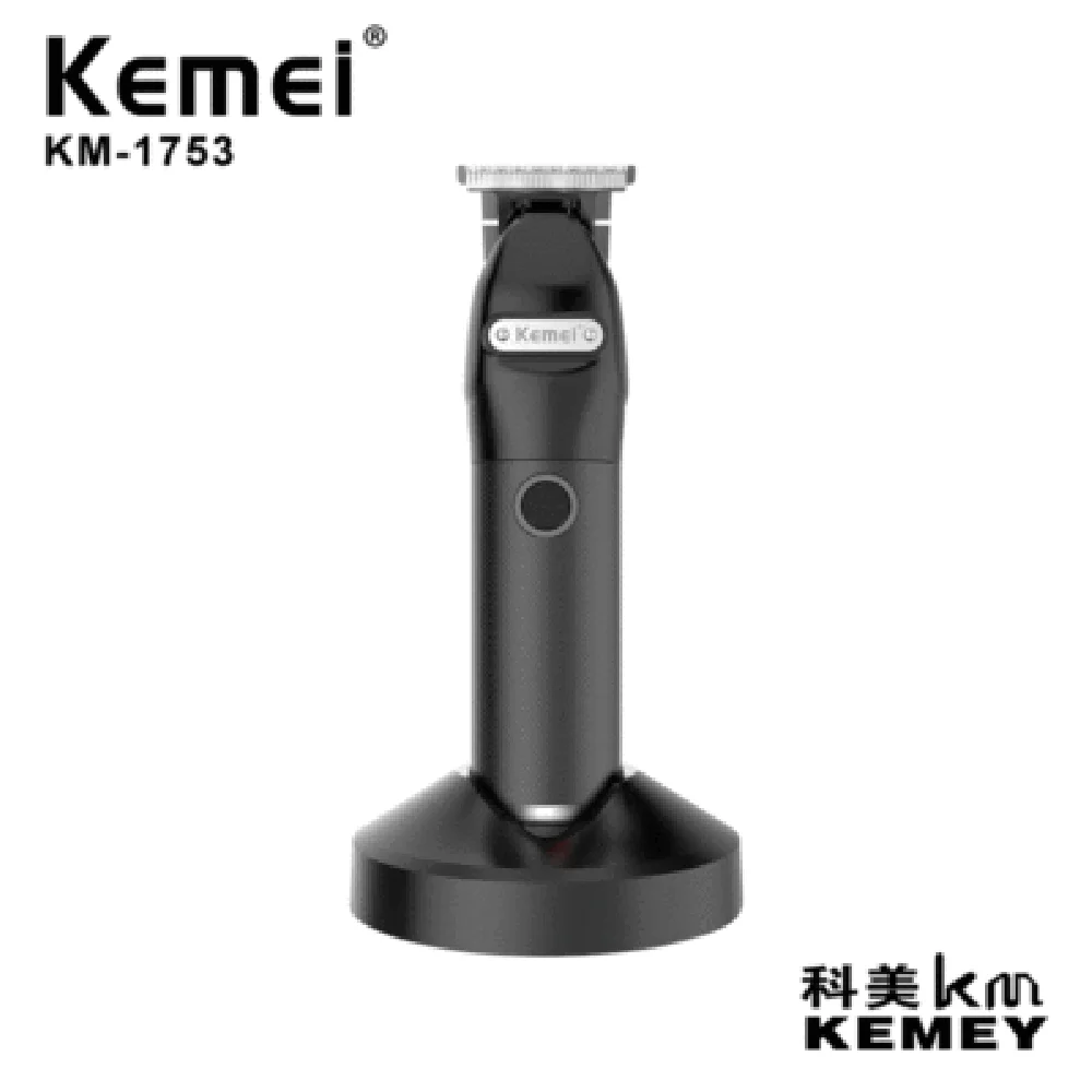 

Kemei-1753 Professional Electric Hair Clipper For Men Rechargeable Salon Barber Hair Trimmer Beard Mower Shaving Cutting