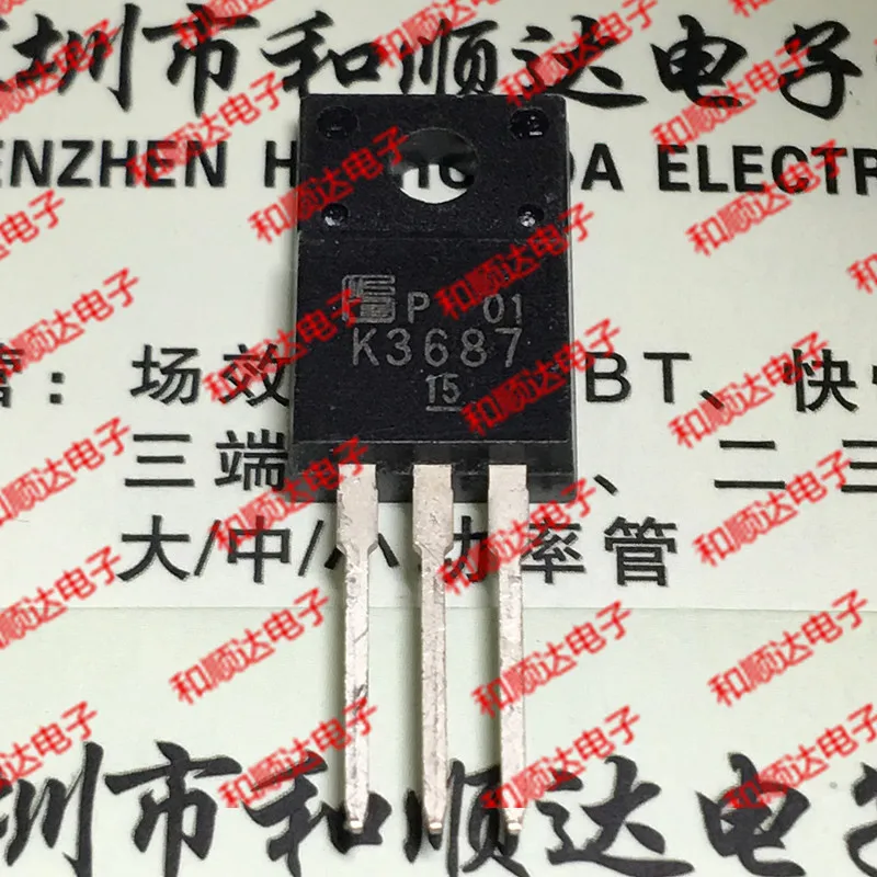 10 шт./лот K3687 2SK3687 новые имеющиеся TO-220F 600V 16A