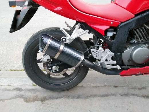 Motorcycle Modified Exhaust Slip On Exhaust Muffler Exhaust For Hyosung Gt Gtr 125 150 250 300 650 Exhaust Exhaust Systems Motorcycle Aliexpress