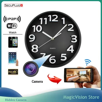 

Clock Mini Camera 1080P HD micro camera espia wifi camera Security Night Vision Motion Detection wifi Secret Camera gizli kamera