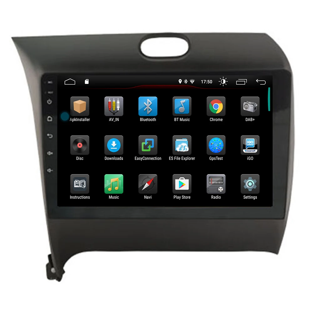 Android 9,0 2.5D автомобильный dvd для kia CERATO K3 FORTE 2012- Мультимедиа GPS Радио стерео карта gps-навигации камера