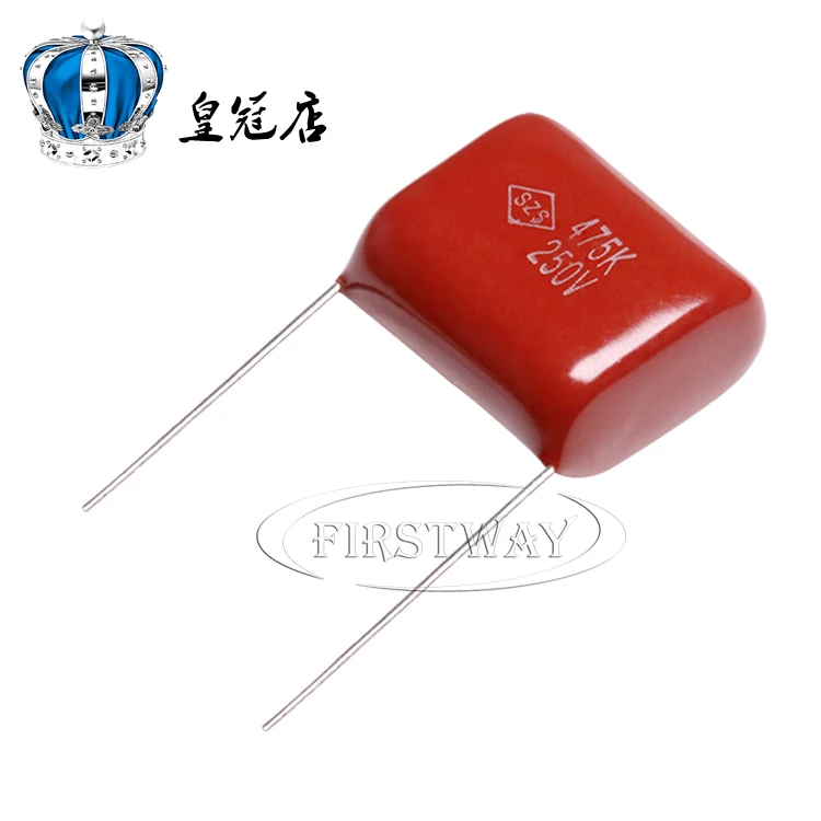 10 шт. CBB22 250V475J CBB 4,7 мкФ 475J 250V P = 25 мм