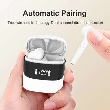 

P23 Touch Control Stereo Earphone With Charging Case Bluetooth TWS True Wireless In- ear Earphones Waterproof Earbuds Headset