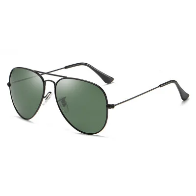 Модные ретро классические металлические круглые поляризованные солнцезащитные очки для мужчин и женщин Роскошные цветные линзы винтажные черные зеркальные солнечные очки UV400 - Цвет линз: 5
