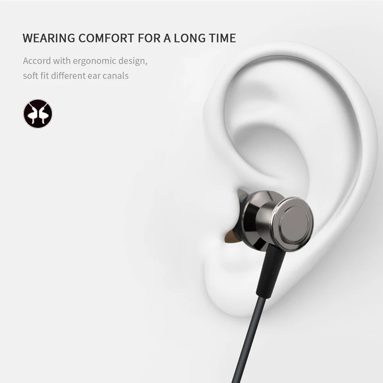 Наушники-вкладыши Bluetooth для бега, спортивные стерео магнитные Audifonos Para Celular с микрофоном для всех смартфонов
