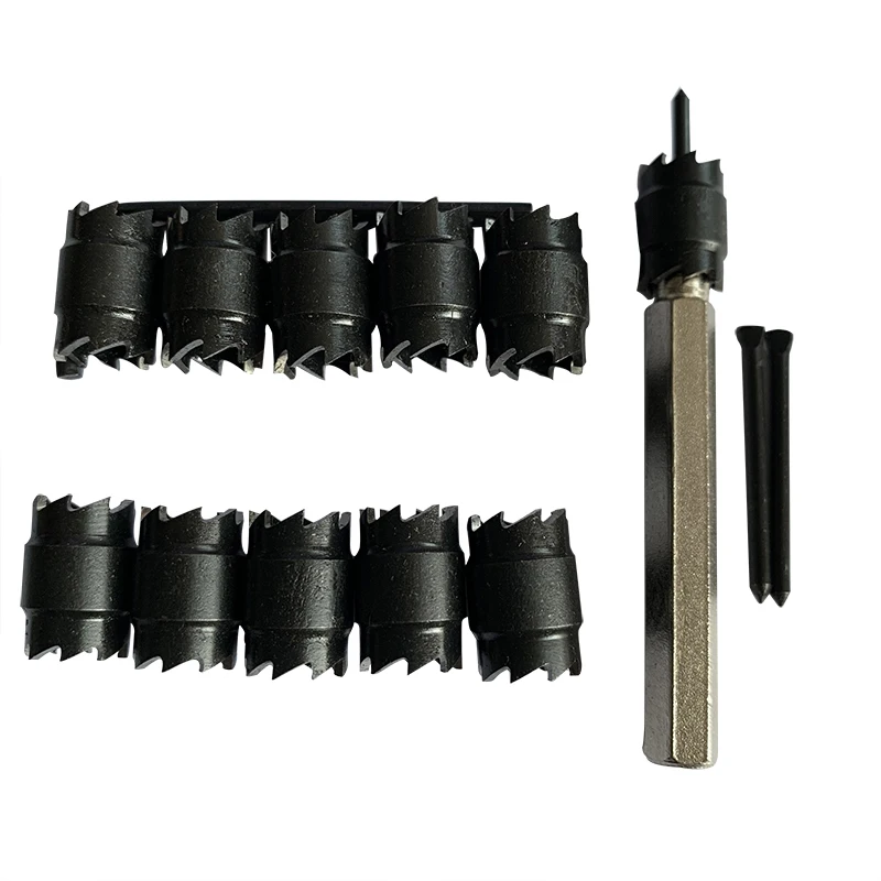 Роторный резак для точечного сварного шва, набор двухсторонних 3/8 дюймовых резцов для точечного сварного шва из быстрорежущей стали, сверла для удаления отверстий из листового металла f