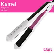 Kemei Электрический Выпрямитель для волос KM-1088 сенсорный экран керамика светодиодный дисплей стайлер для волос электрическое чистое железо для волос