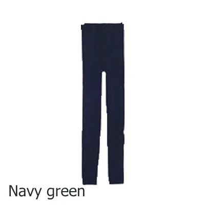 Navy green Женские колготки больших размеров на осень и зиму, высокие эластичные колготки, бархатные теплые сексуальные женские колготки высокого качества, теплые колготки - Цвет: Navy green