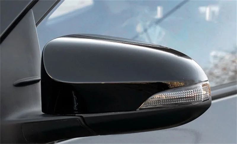 hood bug deflector Outside Rearview Mirror Cover Wing Door Side Mirror Shell Cap Housing For Toyota Yaris 2012 2013 2014 2015 2016 2017 2018 2019 fender car part
