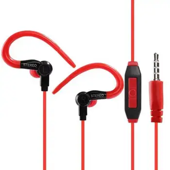 

Bass Wired Earphones Bluetooth Ear Hook Sport Running Headphones with Mic For Xiaomi iPhone Samsung Android Phone Smart Phones
