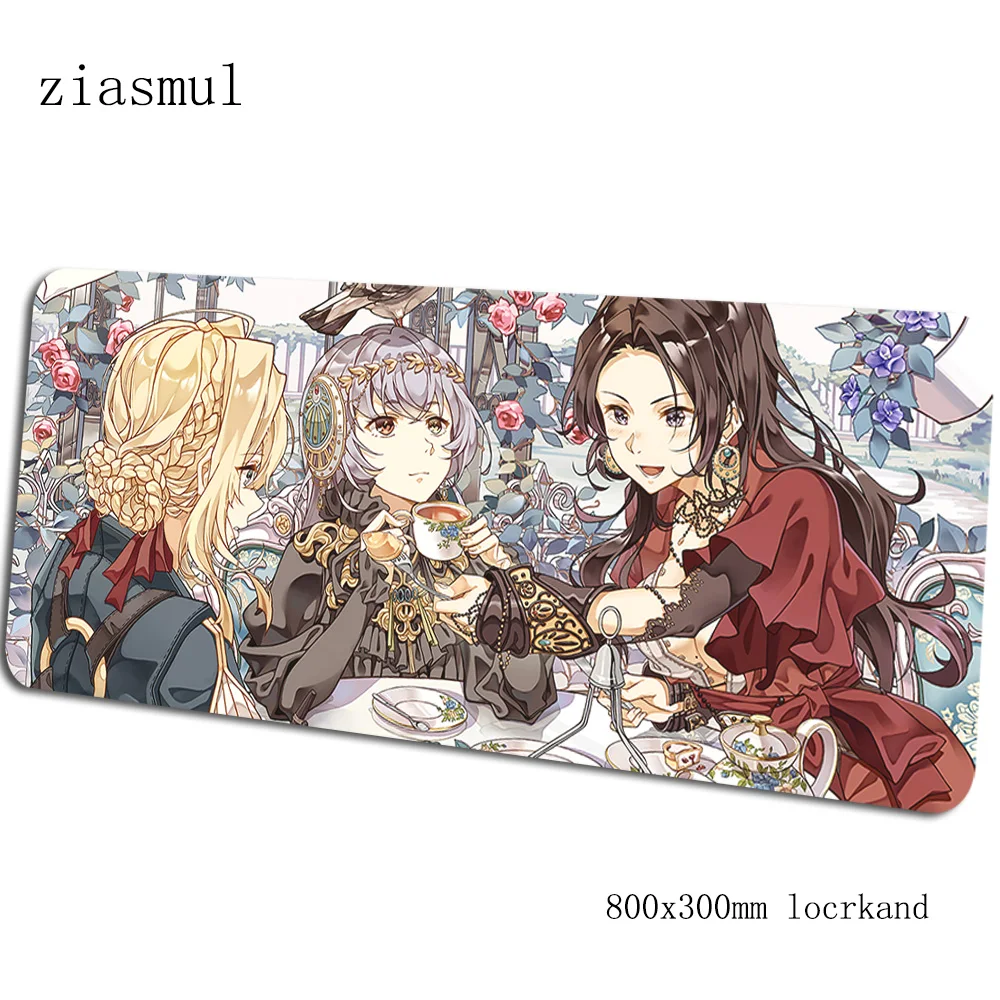 Violet evergarden padmouse 80x30 см игровой коврик для мыши для ПК геймерский компьютерный стол подставка под запястье коврик notbook mousemat pc - Цвет: pattern 10