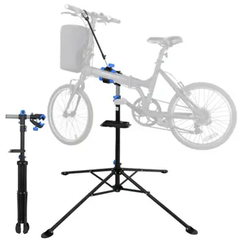 

Pro Mechanic Bicycle Repair Rack Stand, Highly Adjustable In The Range of 42-74