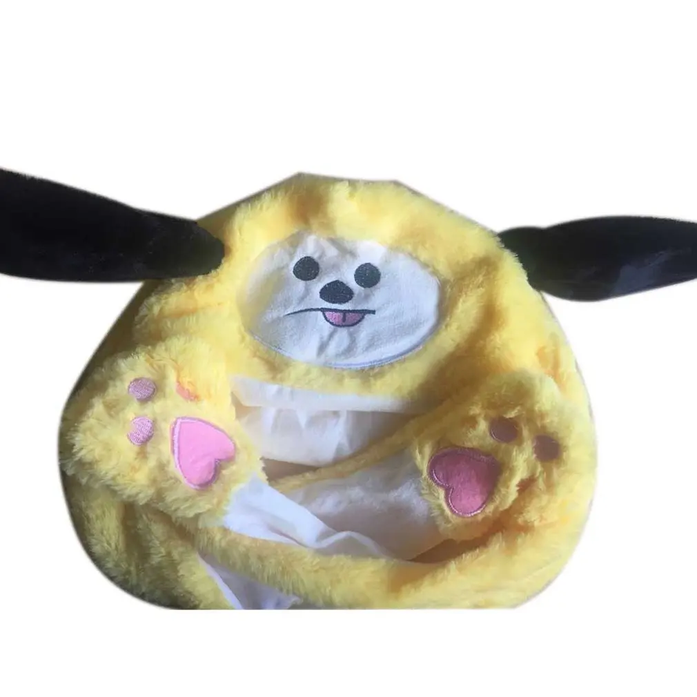 Шляпа с движущейся крышкой унисекс заячьими ушками детская для девочек и