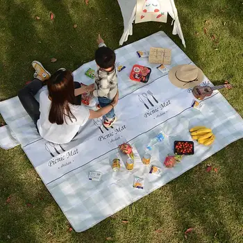 

Creative Camping Mat Table Cloth Folding Camping Mattress Outdoor Waterproof Beach Picnic Blanket Mat Hiking BeachPad