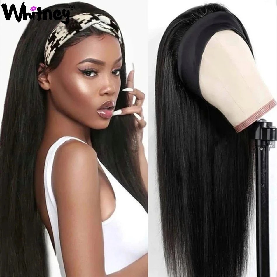 Reta do Cabelo Humano de Remy Peruca do Cabelo Humano do Osso Peruca Peruano Polegada Glueless Humano 180% Densidade Shuangya 30 3 Perucas à máq.