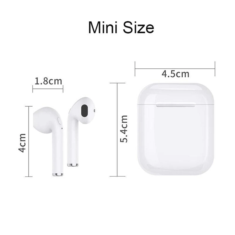 Новинка i9S TWS Mini Bluetooth наушники Беспроводная гарнитура наушники Bluetooth 5,0 стерео спортивные наушники с микрофоном для телефона Andorid