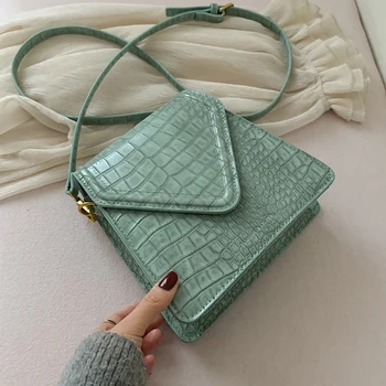 

Stone pattern Square Crossbody Bag 2020 Fashion New High quality Leather Women's Designer Handbag Travel Shoulder Messenger Bag