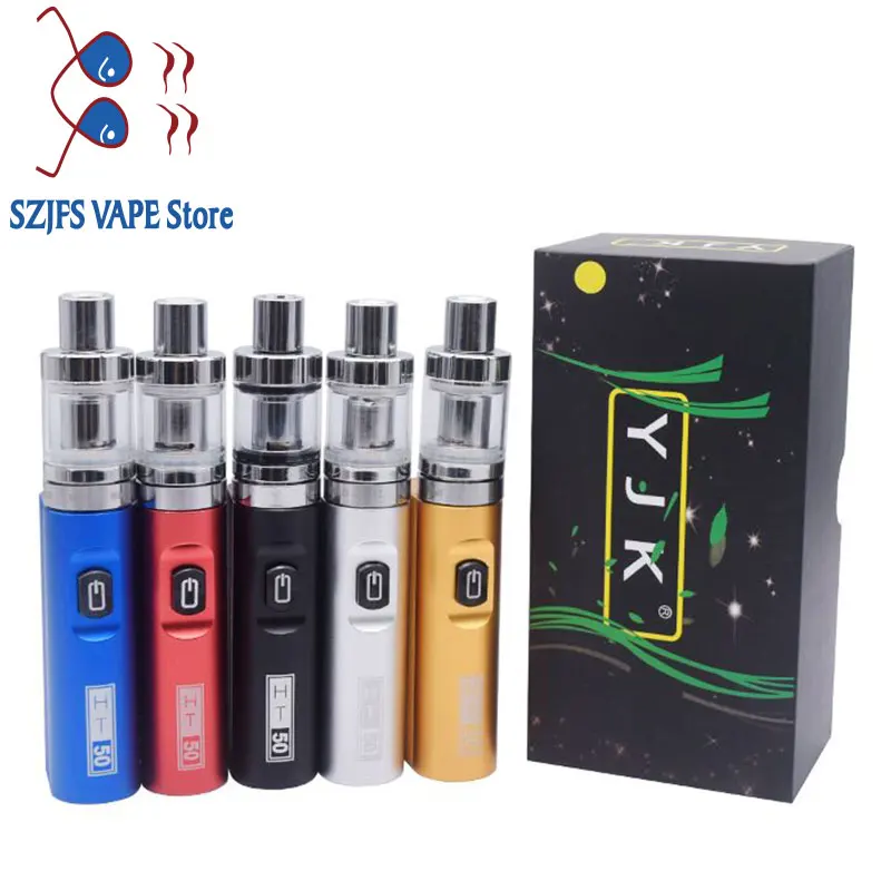 Новая электронная сигарета Pen 2200 мАч бокс мод для электронных сигарет Kit Original Ht50 50