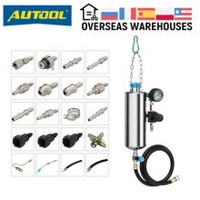 Injetor de combustível autool c80, máquina de limpeza do injetor de combustível de carro, limpador de motor automático, ferramenta de lavagem, não desmontar, testador, manutenção do motor