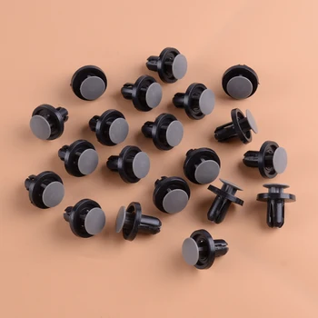 

DWCX 20pcs 9mm 90467-09227 Plastic Car Bumper Clip Engine Under Cover Push Type Retainer Fit For Toyota RAV4 Auveco A21366