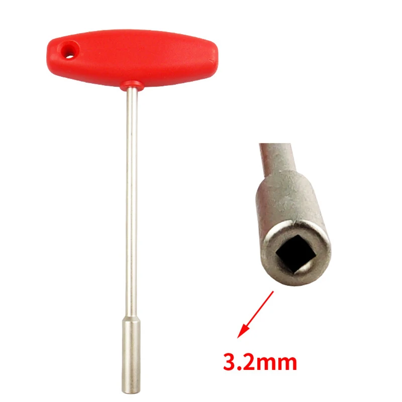 durable and practical Bike Concealed Spoke Wrench T Shape Sleeve Wire Adjuster Built-in Spoke Cap Tool Bycicle Install Tool