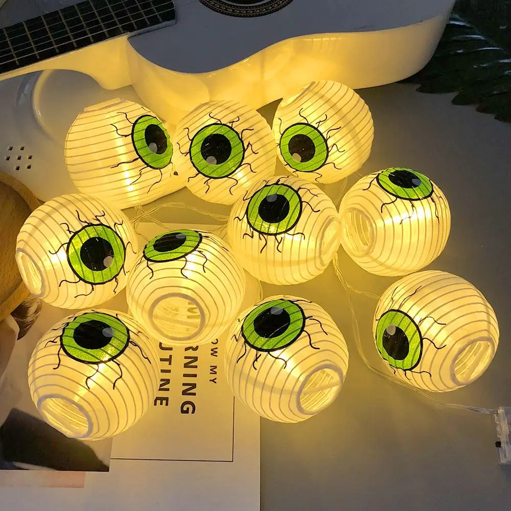 

Lantern Halloween 10 LED Eye Creative Shiny Waterproof Horrible Halloween Lamp Portable Simple Home Party Decoration Lantern